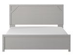 Cottonburg Light Gray Wood King Panel Bed