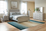 Cottonburg Light Gray Wood Queen Panel Bed