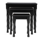 Dasonbury 3-Pc Black Wood Accent Table Set