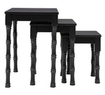 Dasonbury 3-Pc Black Wood Accent Table Set