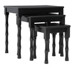 Dasonbury 3-Pc Black Wood Accent Table Set