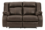 Denoron Chocolate Power Recliner Loveseat