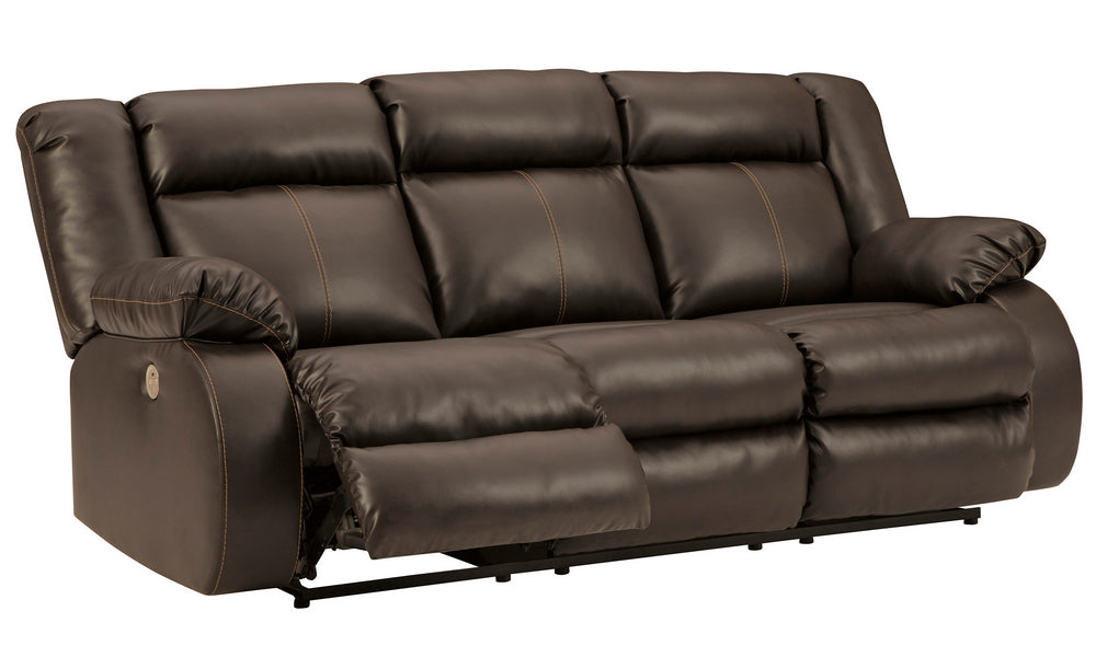 Denoron Chocolate Power Recliner Sofa