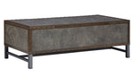 Derrylin Gray/Brown Lift-Top Coffee Table