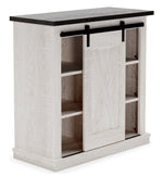 Dorrinson Antique White Wood Accent Cabinet