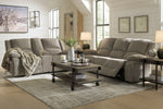 Draycoll Pewter Power Recliner Loveseat