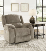 Draycoll Pewter Power Rocker Recliner