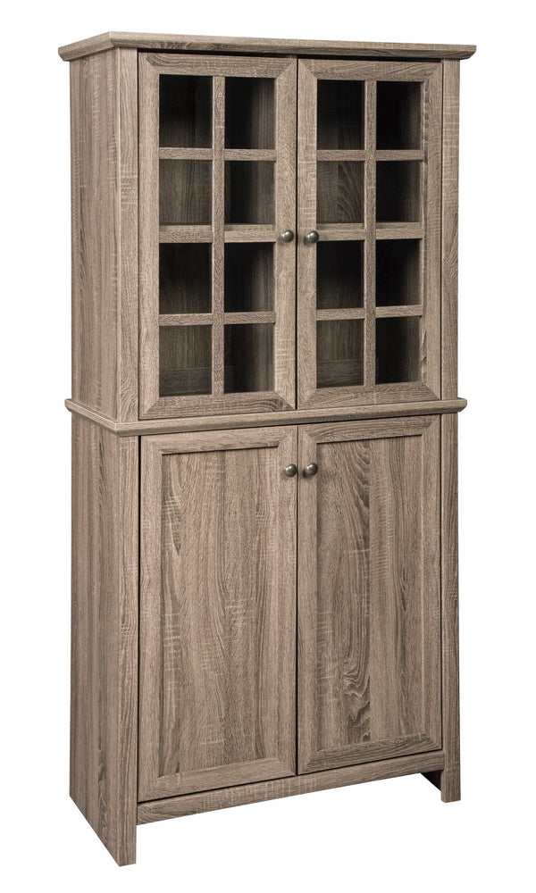 Drewmore Gray Wood Accent Cabinet