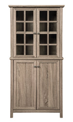 Drewmore Gray Wood Accent Cabinet