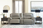 Dunleith 3-Pc Gray Power Recliner Loveseat