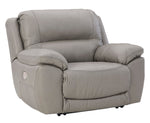 Dunleith Gray Zero Wall Power Recliner