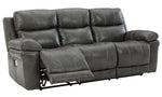 Edmar Charcoal Power Recliner Sofa