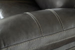 Edmar Charcoal Power Recliner Sofa