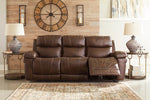 Edmar Chocolate Power Recliner Sofa