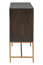 Elinmore Brown Wood Accent Cabinet