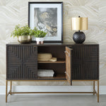 Elinmore Brown Wood Accent Cabinet