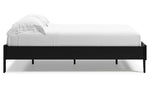 Finch Black Wood Full Platform Bed