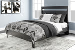 Finch Black Wood Queen Platform Bed with Headboard