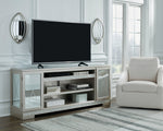 Flamory Silver LG TV Stand