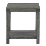 Freedan Grayish Brown End Table