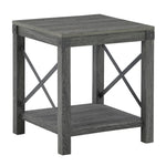 Freedan Grayish Brown End Table