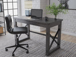 Freedan Grayish Brown Wood 48" Home Office Desk