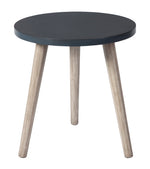 Fullersen Blue/Light Tan Wood Accent Table