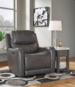 Galahad Smoke Zero Wall Power Recliner