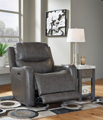 Galahad Smoke Zero Wall Power Recliner