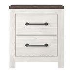 Gerridan Gray/White 2-Drawer Nightstand