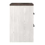 Gerridan Gray/White 2-Drawer Nightstand