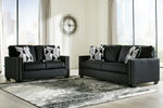 Gleston Onyx Fabric Loveseat