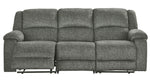 Goalie 3-Pc Pewter Manual Recliner Sofa