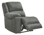 Goalie 5-Pc Pewter Manual Recliner Sectional