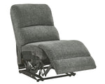 Goalie 6-Pc Pewter Manual Recliner Sectional