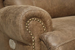 Grearview Earth Faux Leather Power Recliner Loveseat