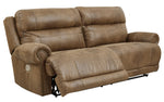 Grearview Earth Faux Leather 2-Seat Power Recliner Sofa (Oversized)