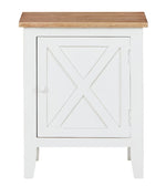 Gylesburg Brown/White Wood Accent Cabinet