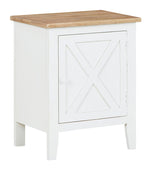 Gylesburg Brown/White Wood Accent Cabinet