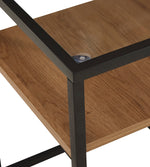 Harrelburg Light Brown/Black Accent Table