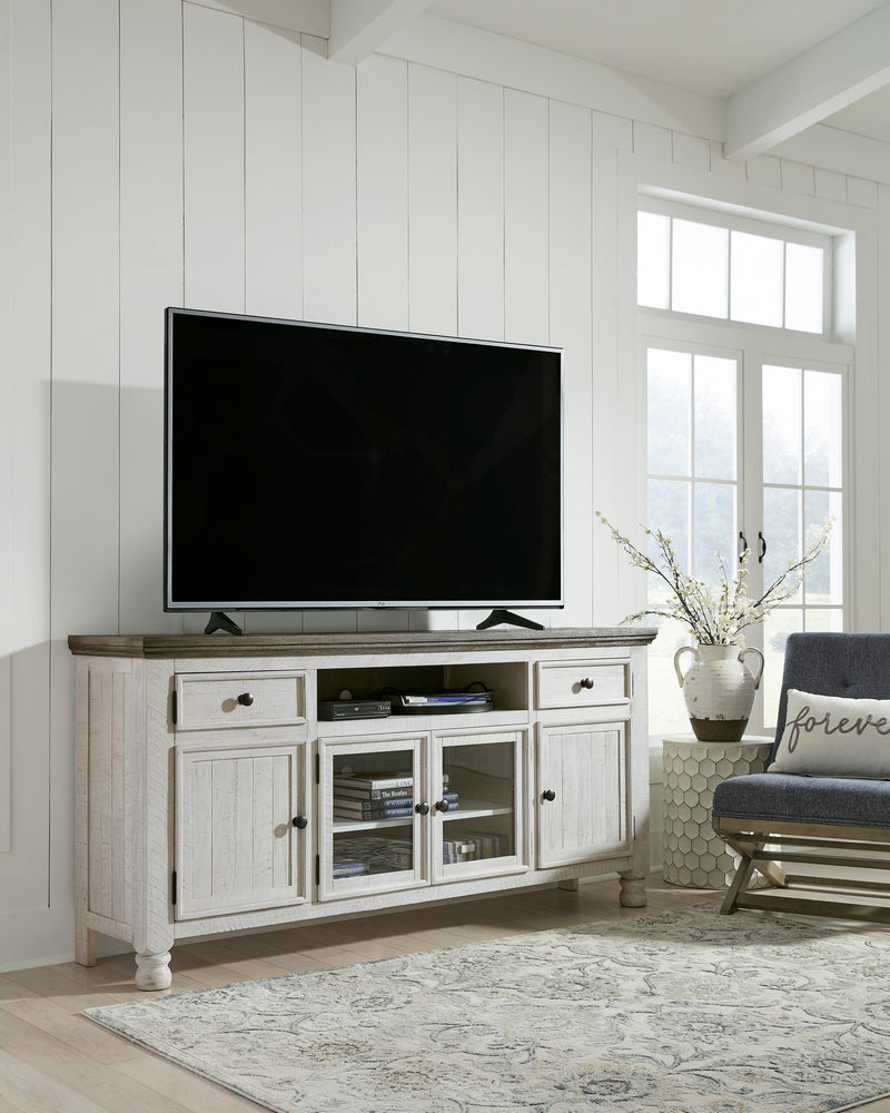 Havalance Two-Tone Wood Extra LG TV Stand