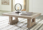 Hennington Light Brown Wood Coffee Table