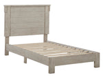 Hollentown Whitewash Twin Platform Bed