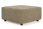 Hoylake Chocolate Fabric Ottoman