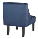 Janesley Navy Velvet Accent Chair