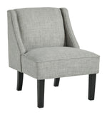 Janesley Teal/Ivory Fabric Accent Chair