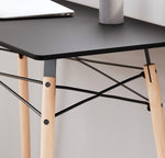 Jaspeni Black/Natural Home Office Desk