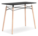 Jaspeni Black/Natural Home Office Desk