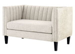 Jeanay Linen Fabric Settee