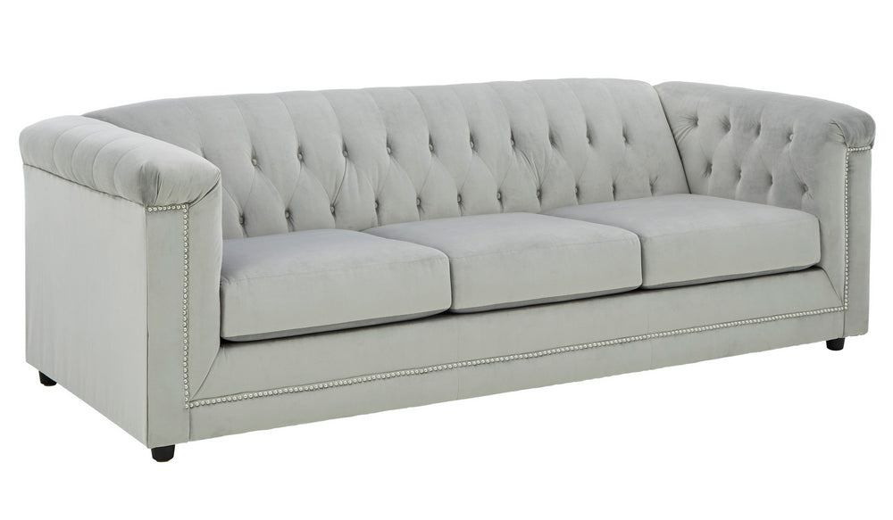 Josanna Gray Fabric Sofa